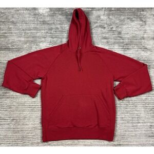 Xersion Hoodie‎ Mens Medium Red Quick-Dri Cotton Blend Pockets